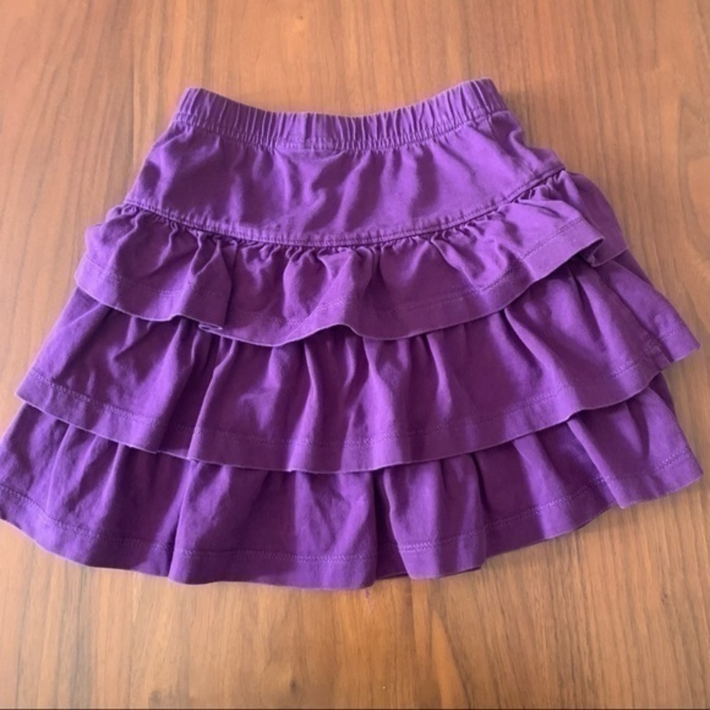 NFS. Hanna Andersson tiered ruffle purple skirt 4 (100) - Picture 3 of 3